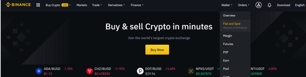 Binance buy and sell crypto in minutes.